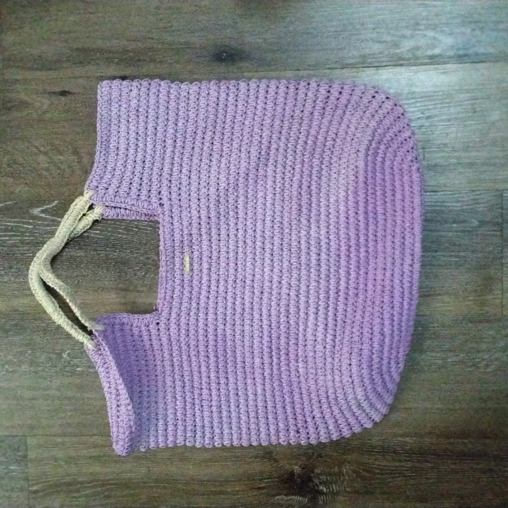 NWOT: CHARLIE PAIGE; STRAW 100% PAPER MADE WOVEN SHOULDER TOTE BEACH BAG.